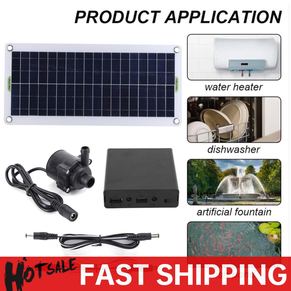 Aquarium Fish Guppy - 18V 30W Fountain Panel Pump Garden