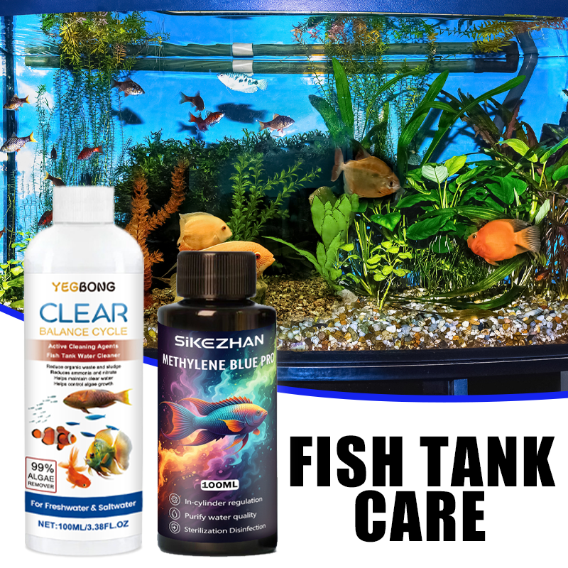 Aquarium Fish Vitamin - Fish Tank Water Clarifier + Methylene