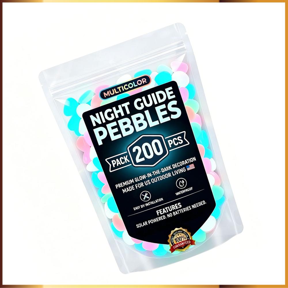 Fish Aquarium Guide - 200/400pcs Night Guide Pebbles Magic Glow