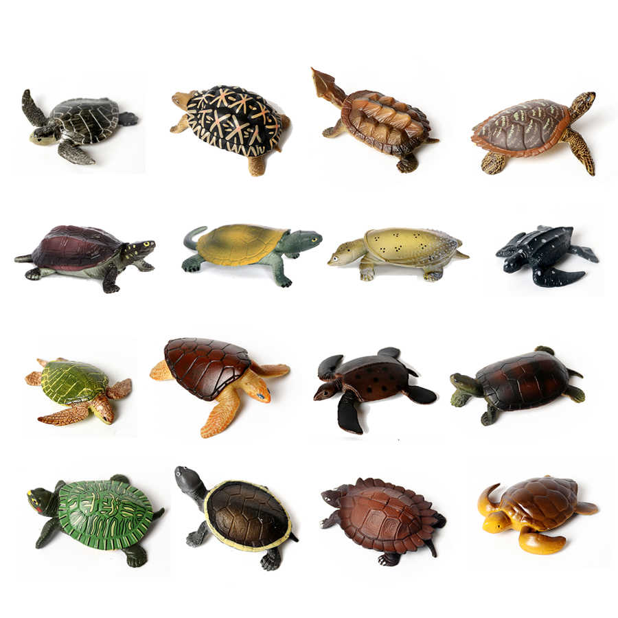 Aquarium Fish Guppy - Realistic Miniatures Marine Life Sea Turtle