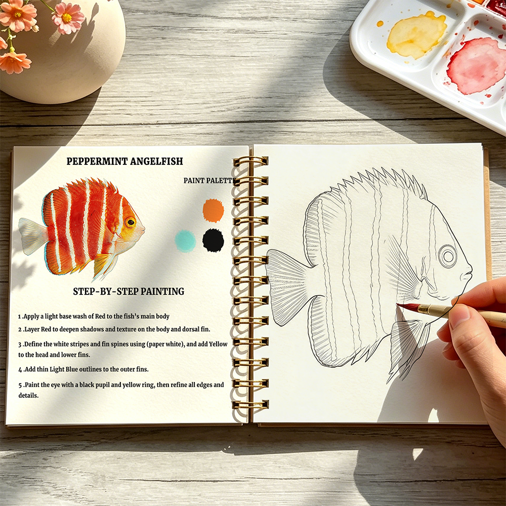 Watercolor Painting & Coloring – обзор и цена Fish Aquarium Guide