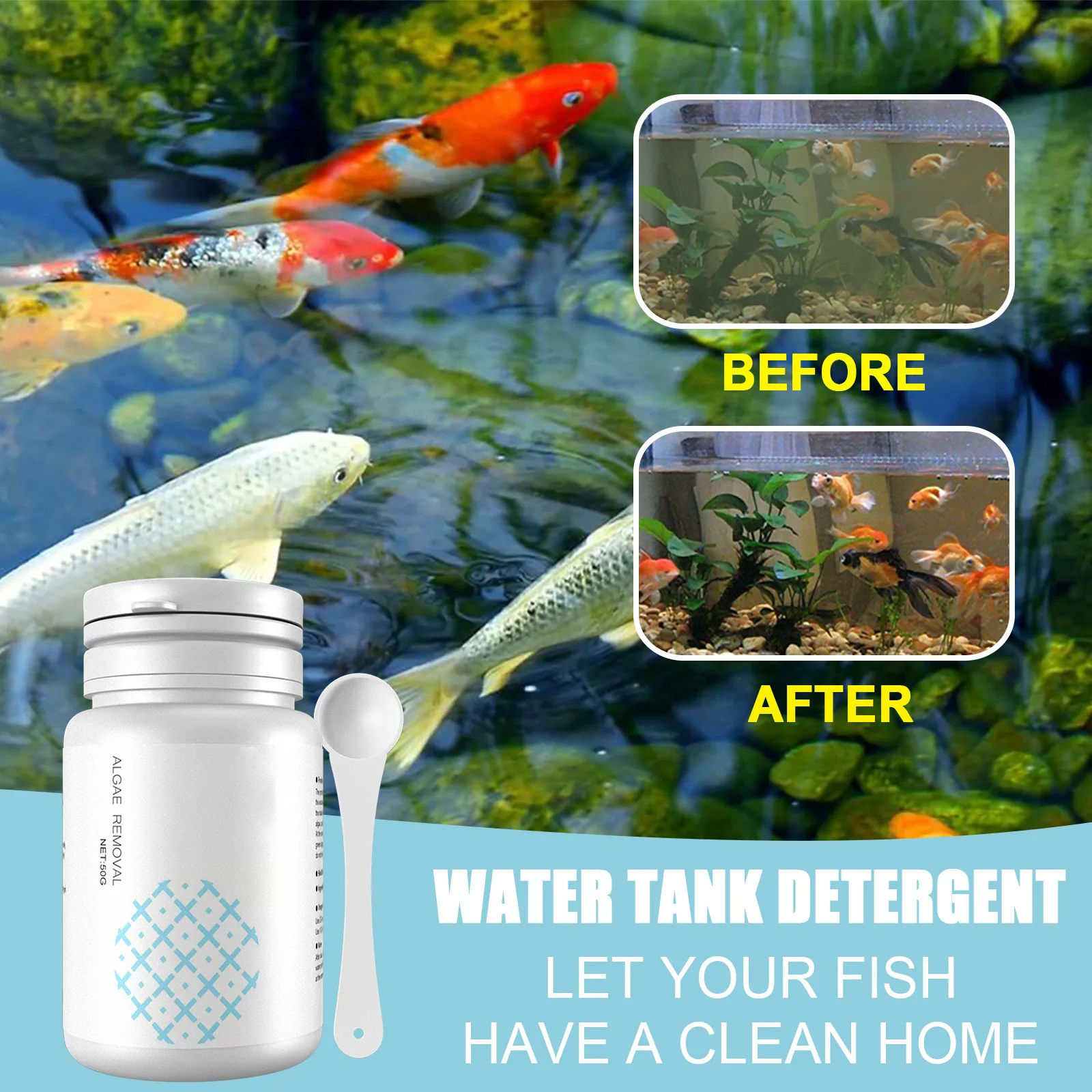 Algae Control Tablets for Aqua – обзор и цена Aquarium Fish Vitamin