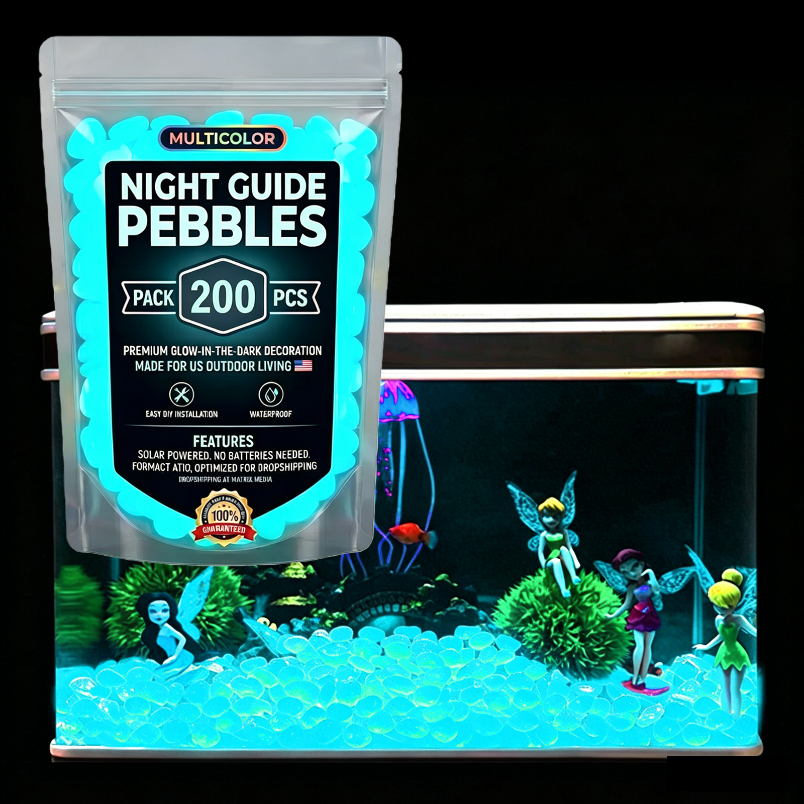 200/400/600/1000pcs Glow In Th – обзор и цена Fish Aquarium Guide