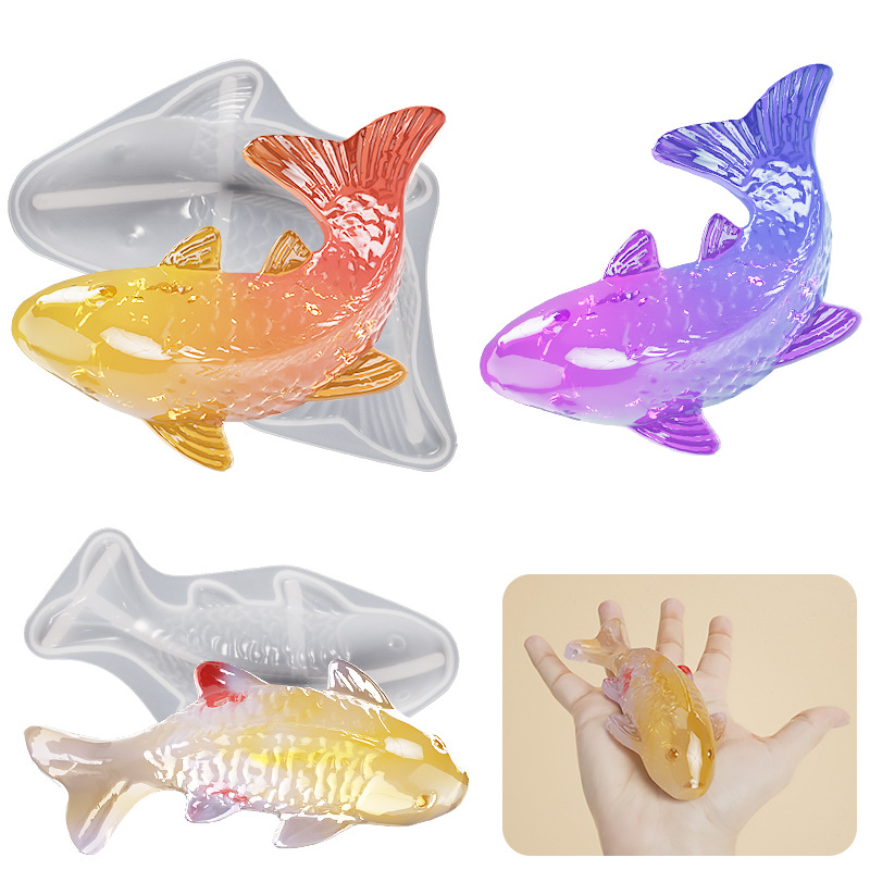 3D Koi Fish Shaped Epoxy Resin – обзор и цена Aquarium Fish Guppy