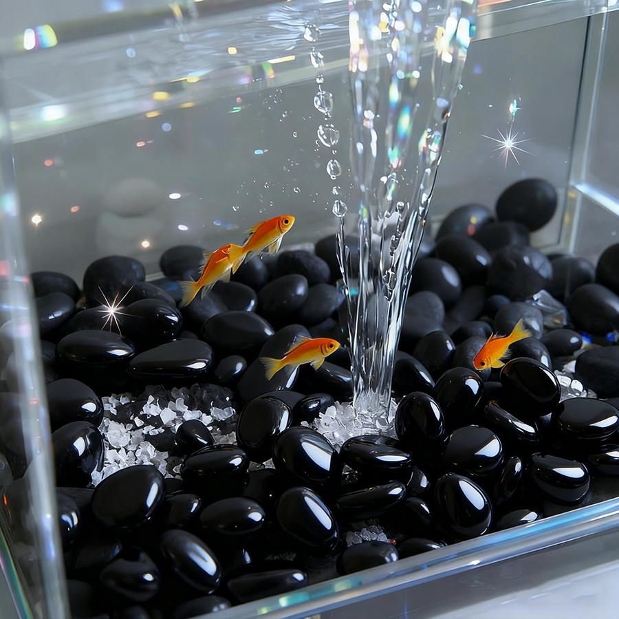 200g Black High Polished Natur – обзор и цена Aquarium Fish Guppy