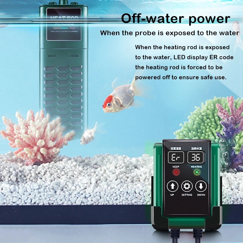 Adjustable Water Heating Rod f – обзор и цена Aquarium Fish Freshwater
