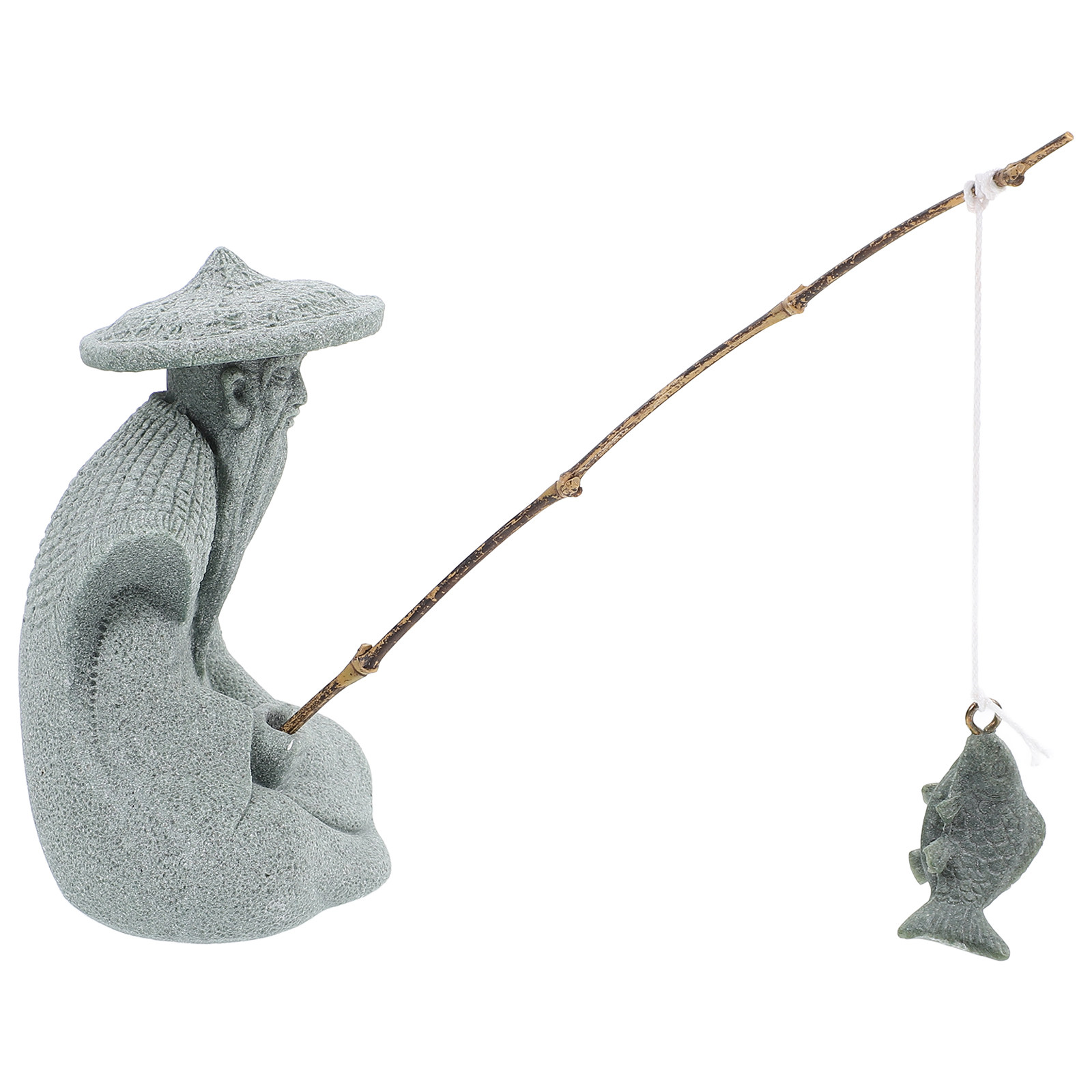 Small Resin Fisherman Statue F – обзор и цена Aquarium Fish Small