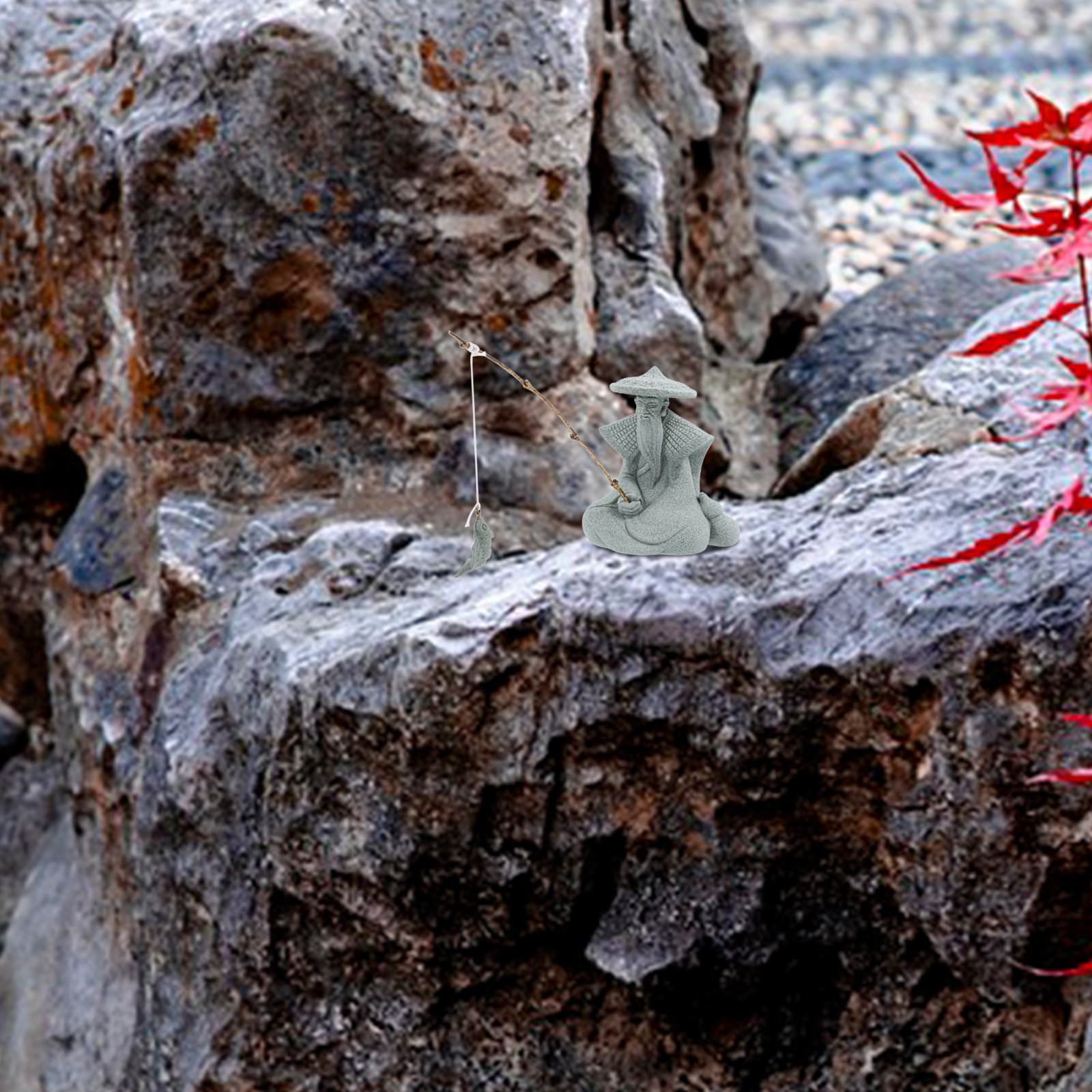 Small Resin Fisherman Statue F – обзор и цена Aquarium Fish Small