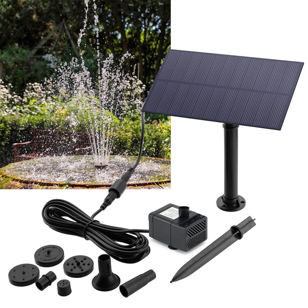 5W 5V Solar Water Pump Garden  – обзор и цена Aquarium Fish Guppy