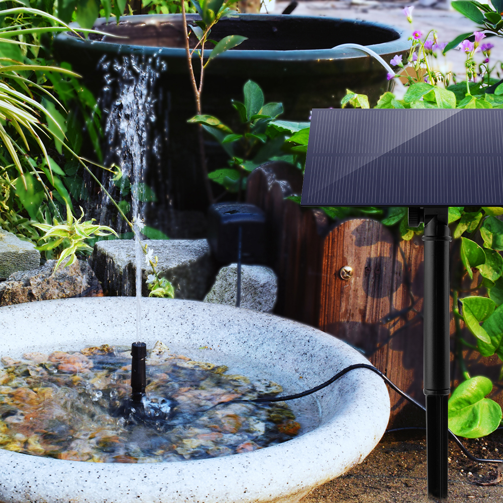 5W 5V Solar Water Pump Garden  – обзор и цена Aquarium Fish Guppy