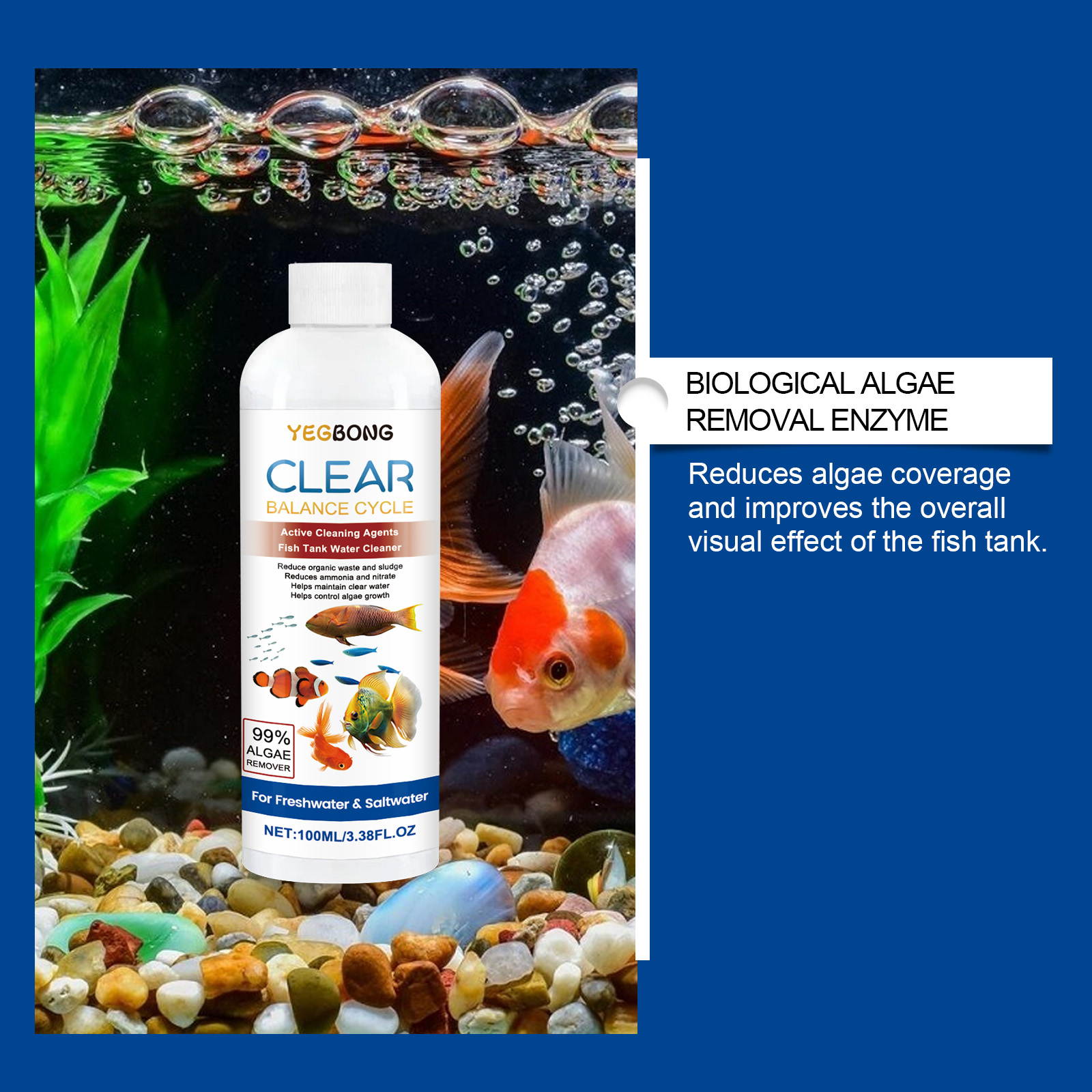 Aquarium Water Clarifier 100ml – обзор и цена Aquarium Fish Freshwater