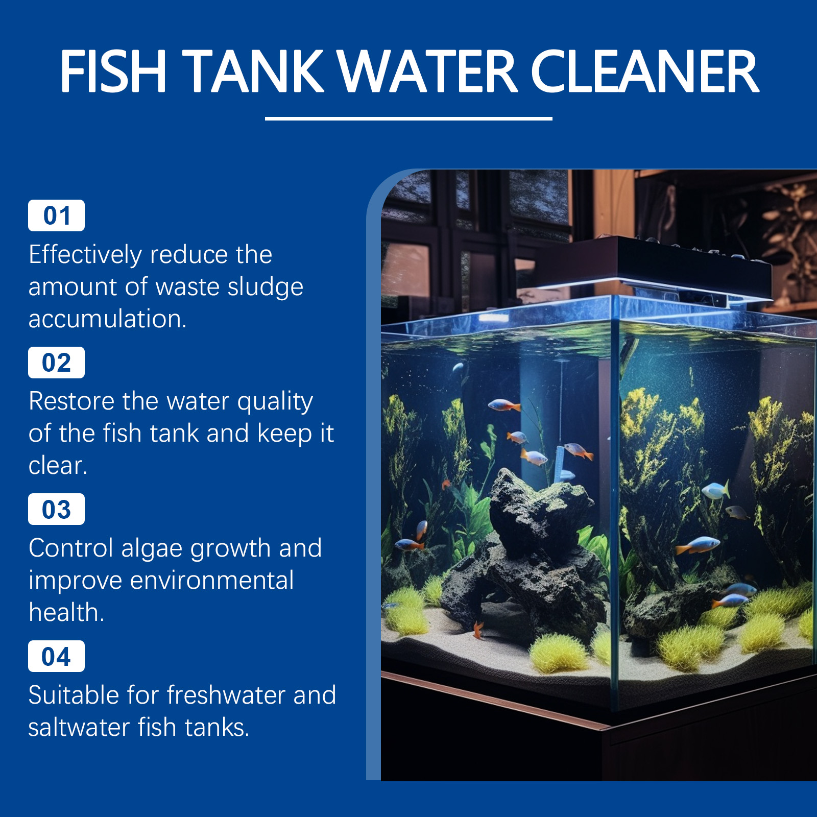 Aquarium Water Clarifier 100ml – обзор и цена Aquarium Fish Freshwater