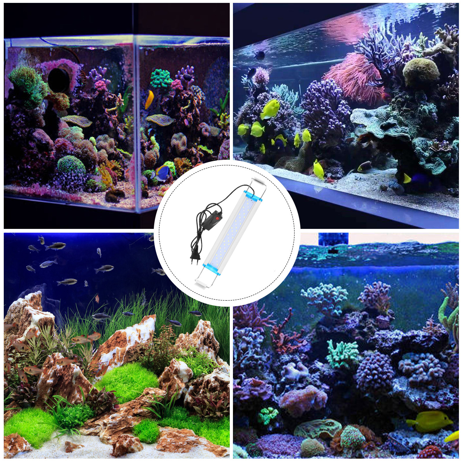 1Pcs Ultra-Thin Fish Tank LED  – обзор и цена Aquarium Fish With Long Lifespan